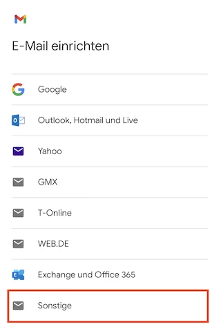 E Mail Konfiguration Android Gmail 02 DE