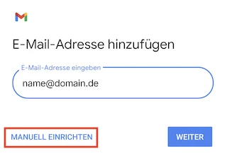 E Mail Konfiguration Android Gmail 03 DE