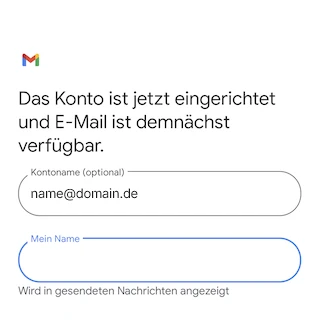 E Mail Konfiguration Android Gmail 09 DE