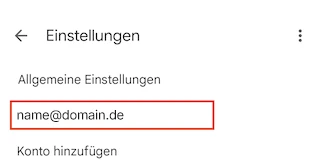 E Mail Konfiguration Android Gmail 13 DE