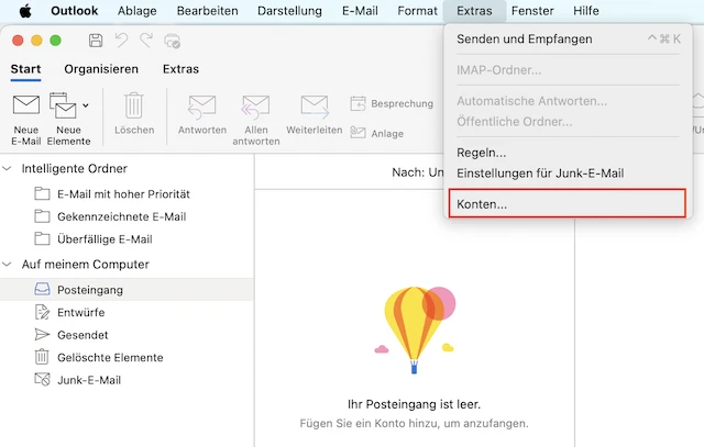 E Mail Konfiguration Outlook fuer Mac klassisch 01 de