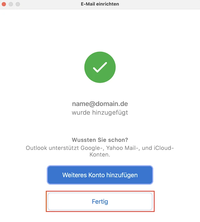 E Mail Konfiguration Outlook fuer Mac klassisch 06 de
