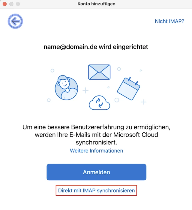 E Mail Konfiguration Outlook fuer Mac neu 04 de